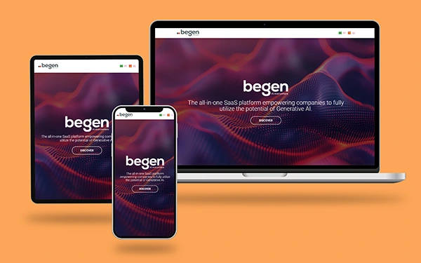 Imagem de prévia do site begen.ai